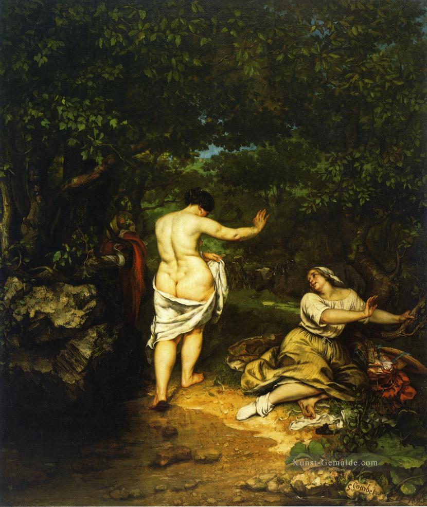 Der Badende Realist Realismus Maler Gustave Courbet Ölgemälde